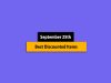 Excellent Deals – September 25th, 2023! Promo Code & Coupon List