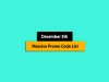 December 5th, 2022! Promo Code List