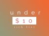 May 11th – Only Under 10 Promo Code List
