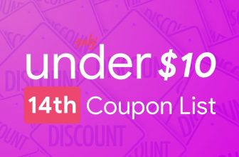 November 14th – Only Under 10 Promo Code List