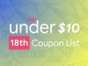 July 18th – Only Under 10 Promo Code List