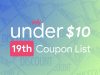 July 19th – Only Under 10 Promo Code List