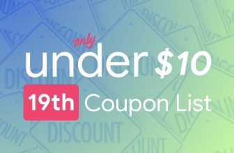 October 19th – Only Under 10 Promo Code List