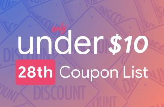 October 28th – Only Under 10 Promo Code List