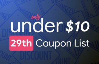 October 29th – Only Under 10 Promo Code List