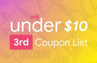 November 3rd – Only Under 10 Promo Code List