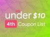 September 4th – Only Under 10 Promo Code List