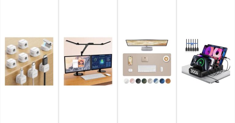15 Desk Gadgets and Tech Finds for a Cleaner Workspace