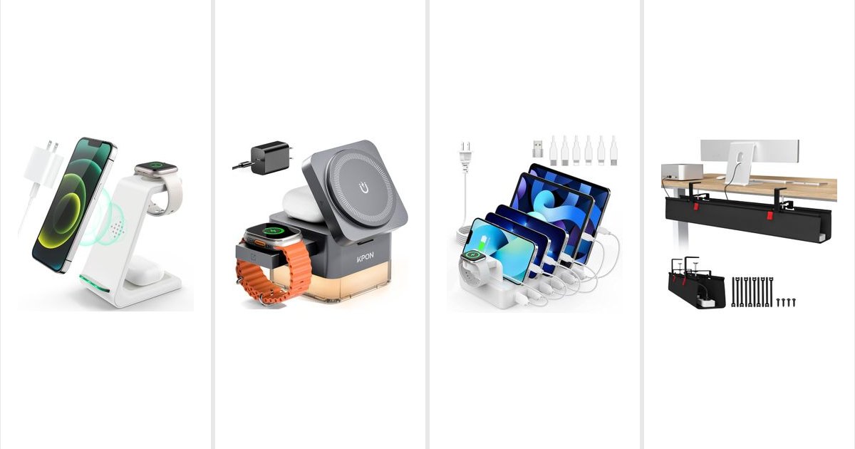 Featured image for 16 Charging Station Finds That Help Clear Cable Clutter