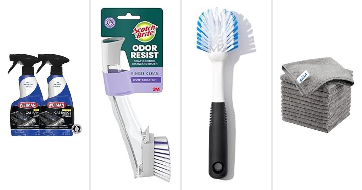 Featured image for 16 Kitchen Cleaning Finds for Grease Spills and Daily Mess