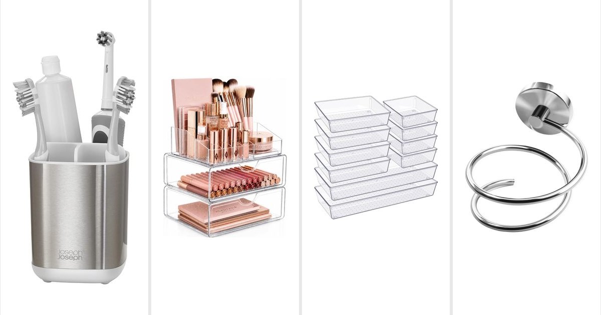 Featured image for 17 Bathroom Storage Finds That Help Clear the Counter