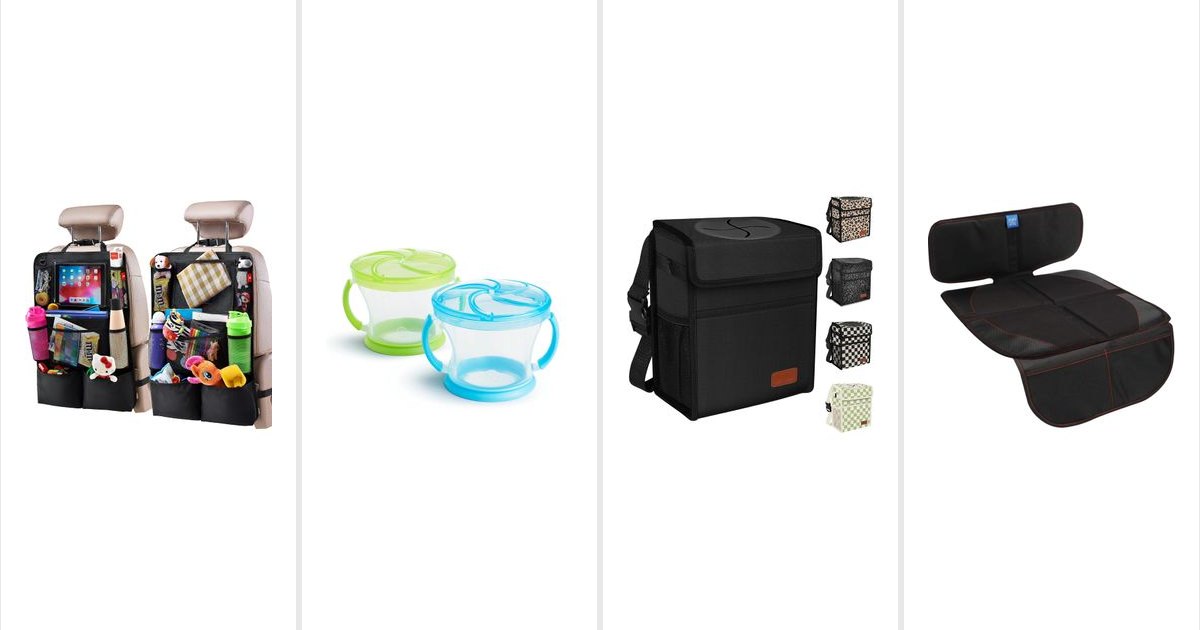 Featured image for 17 Family Car Finds for Snacks, Toys and Travel Mess