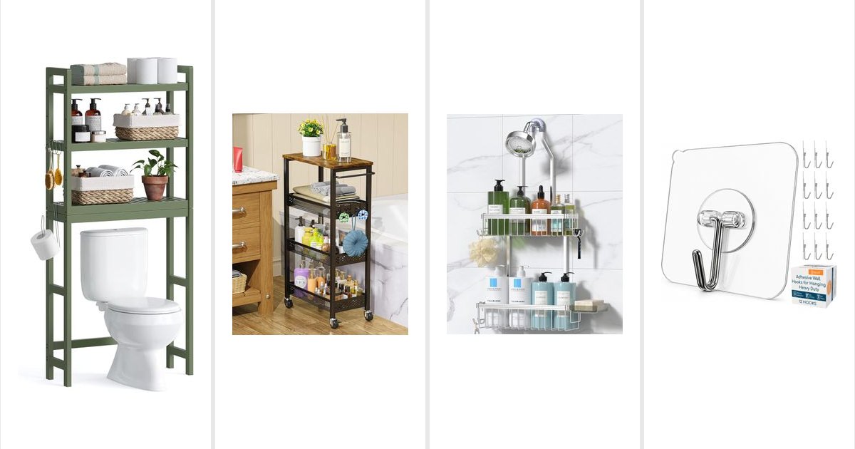 Featured image for 18 Bathroom Finds That Make Small Spaces Work Better