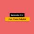 September 21st โ Only Under 10 Promo Code List