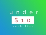 26-27th Under $10 Items List