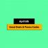 April 7th – Only Under 10 Promo Code List