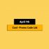 April 7th – Only Under 10 Promo Code List