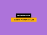 Great Promo Code List – December 27th, 2022!