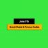 June 7th – Only Under 10 Promo Code List