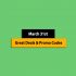 Great – April 1st 2024! Promo Code List