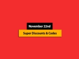 Big List – November 22nd, 2024! Promo Code & Coupon List