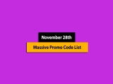 Big List – November 28th, 2024! Promo Code & Coupon List