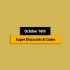 Great – October 15th, 2022! Promo Code List