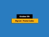 Massive – October 5th, 2024! Promo Code List