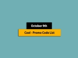 Great – October 9th, 2024! Promo Code List